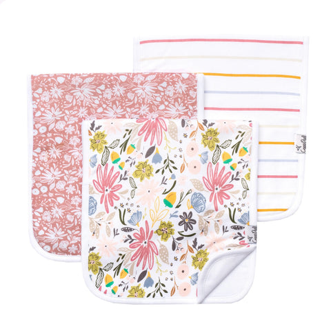 Burp Cloth Set - Olive - Copper Pearl