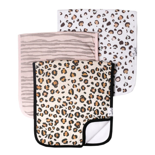 Burp Cloth Set - Zara - Copper Pearl