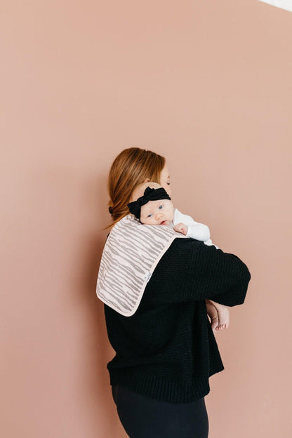 Burp Cloth Set - Zara - Copper Pearl