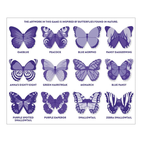 Butterflies Shaped Memory Match - Mudpuppy