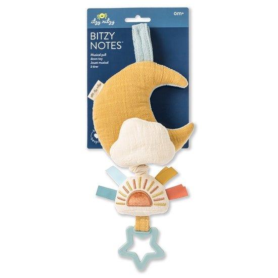 Itzy Ritzy-Itzy Ritzy Bitzy Notes™ Musical Pull-Down Toy Cloud/Sun-#Butter_Bug_Boutique# (7803483980034)