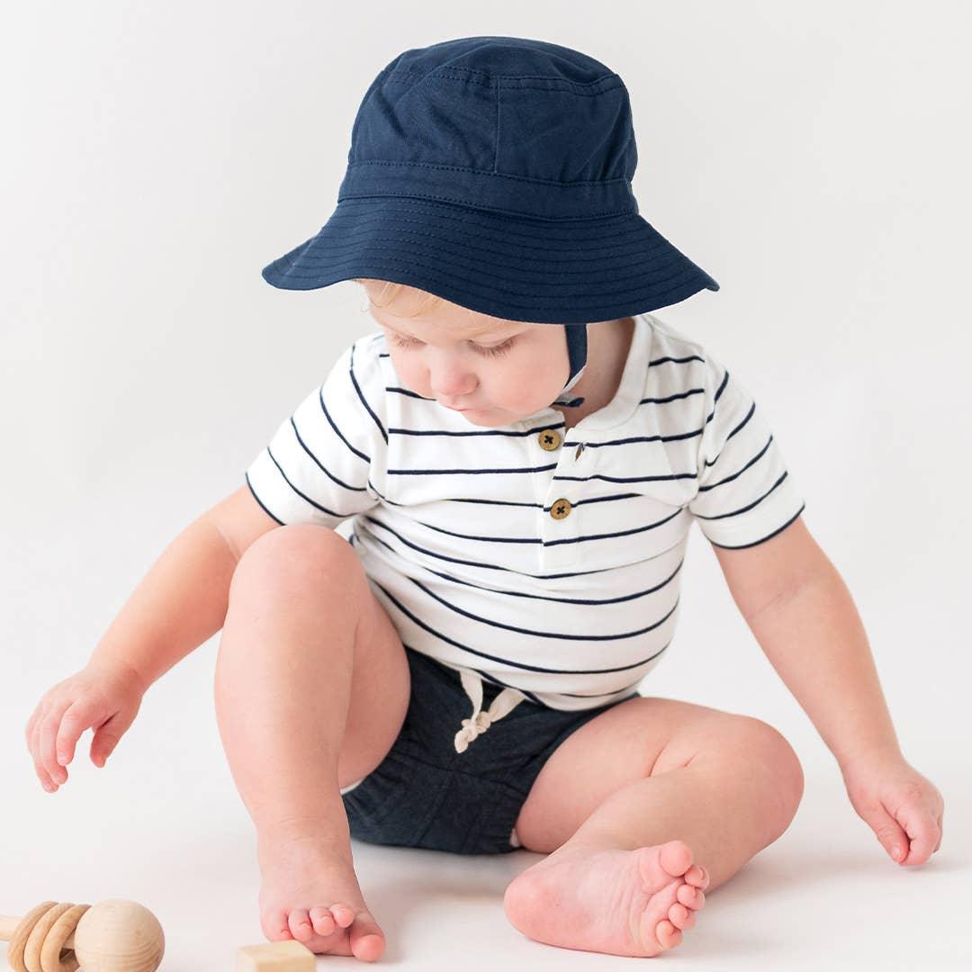 RuffleButts + RuggedButts-Dark Navy Bucket Hat-#Butter_Bug_Boutique#