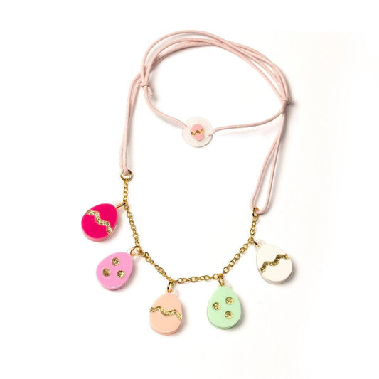 Easter Eggs Necklace - Lilies & Roses NY