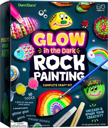 Dan&Darci-Glow in the Dark Rock Painting Kit-#Butter_Bug_Boutique#