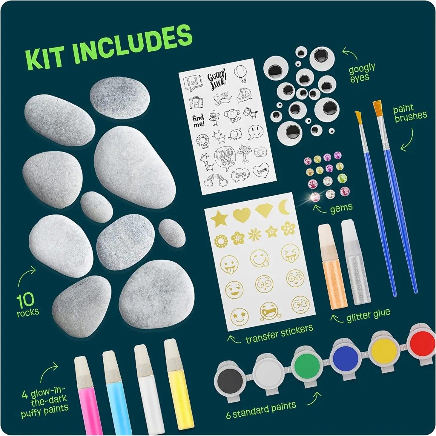 Dan&Darci-Glow in the Dark Rock Painting Kit-#Butter_Bug_Boutique#