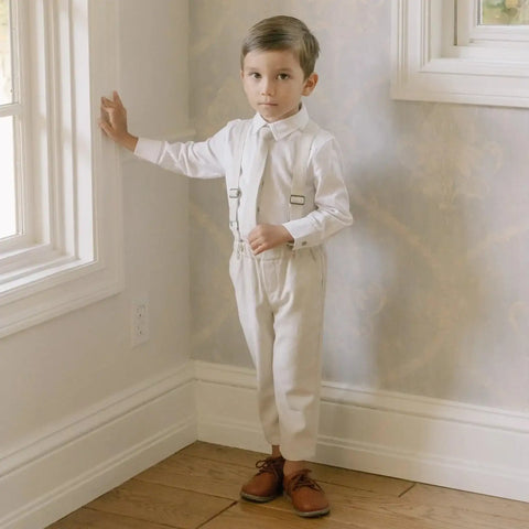 Noralee-Noralee Harrison Button Down Shirt - White-#Butter_Bug_Boutique#