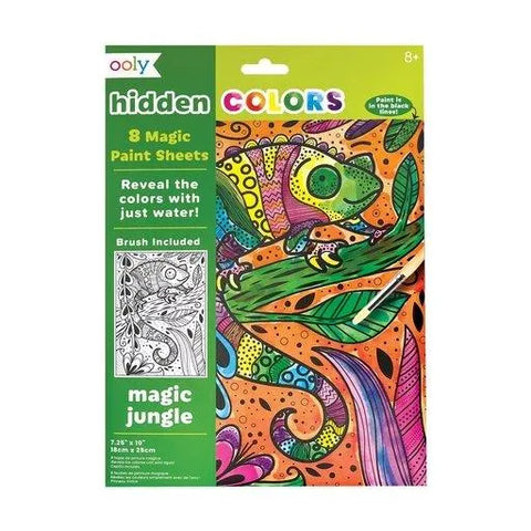Hidden Colors Paint Sheets - Magic Jungle - OOLY