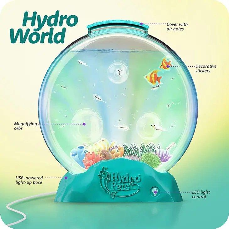 Dan&Darci-HydroPets Live Sea Pets Habitat Kit, Light Up Tank-#Butter_Bug_Boutique#