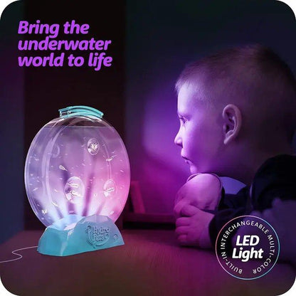 Dan&Darci-HydroPets Live Sea Pets Habitat Kit, Light Up Tank-#Butter_Bug_Boutique#