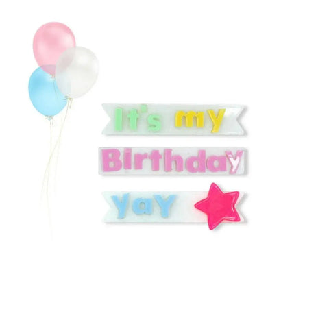 It's My Birthday Alligator Clips Set - Lilies & Roses NY
