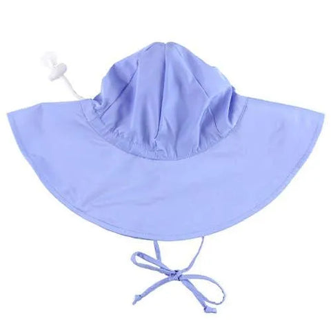 RuffleButts + RuggedButts-Kids Periwinkle Blue Sun Protective Hat-#Butter_Bug_Boutique#