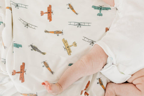 Copper Pearl-Knit Swaddle Blanket - Ace-#Butter_Bug_Boutique#