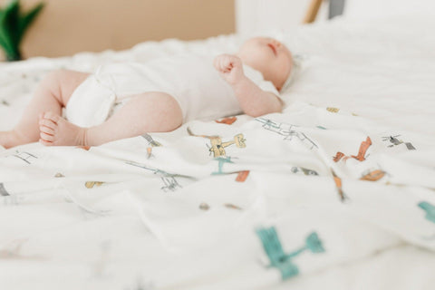 Copper Pearl-Knit Swaddle Blanket - Ace-#Butter_Bug_Boutique#