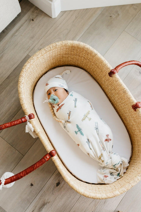 Copper Pearl-Knit Swaddle Blanket - Ace-#Butter_Bug_Boutique#