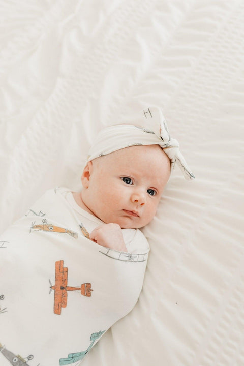 Copper Pearl-Knit Swaddle Blanket - Ace-#Butter_Bug_Boutique#