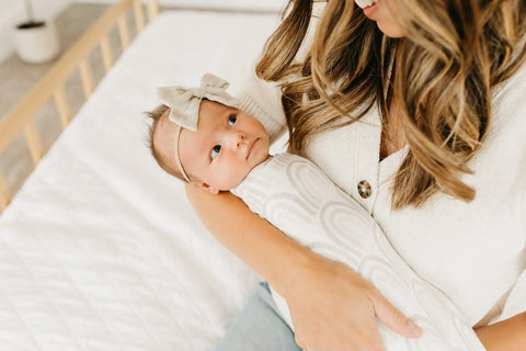 Knit Swaddle Blanket - Bliss - Copper Pearl