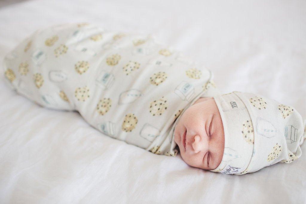 Copper Pearl-Knit Swaddle Blanket - Chip-#Butter_Bug_Boutique#