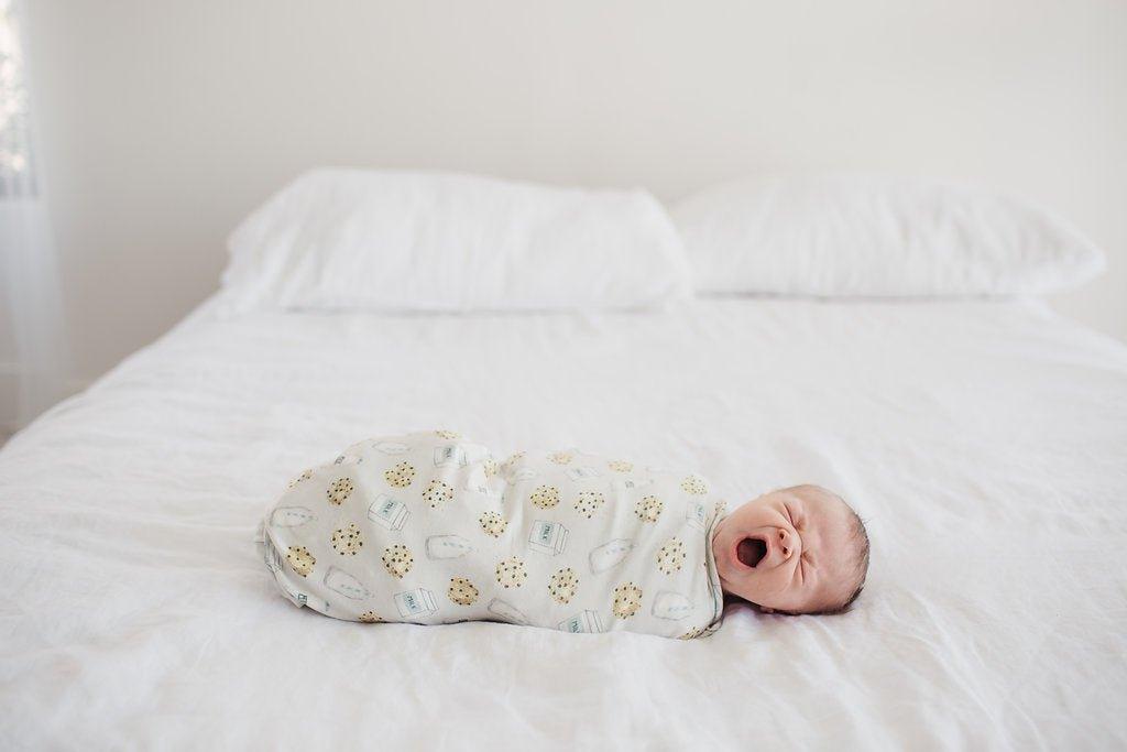 Copper Pearl-Knit Swaddle Blanket - Chip-#Butter_Bug_Boutique#