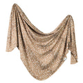 Knit Swaddle Blanket - Fawn - Copper Pearl
