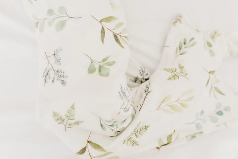 Knit Swaddle Blanket - Haven - Copper Pearl