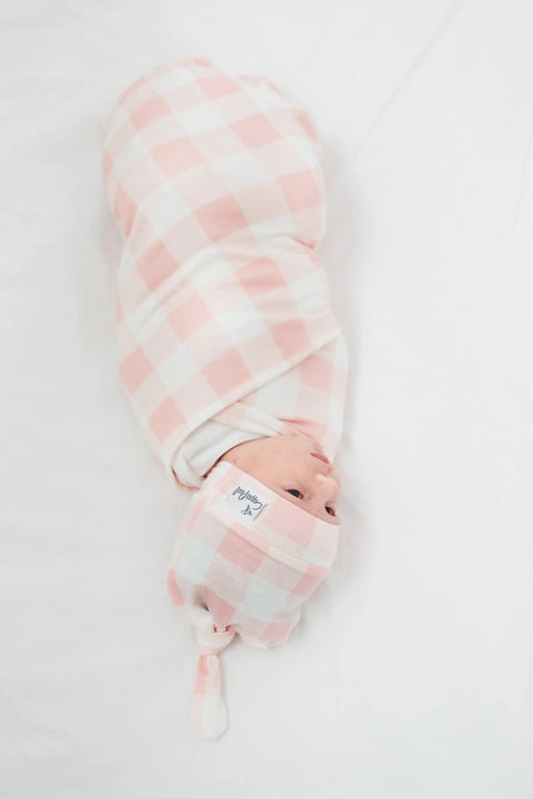 Knit Swaddle Blanket - London - Butterbugboutique