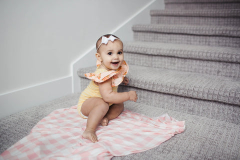 Knit Swaddle Blanket - London - Butterbugboutique