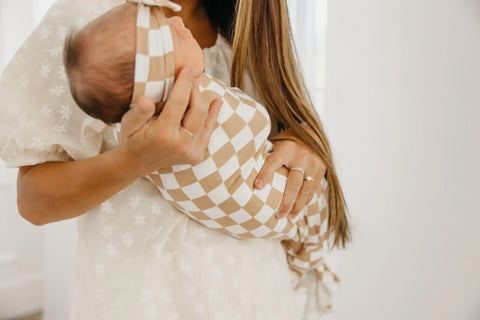 Copper Pearl-Knit Swaddle Blanket - Rad-#Butter_Bug_Boutique#