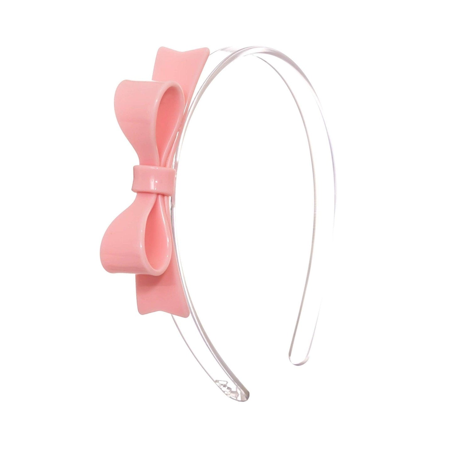 Light Pink Bow Tie Headband - Lilies & Roses NY