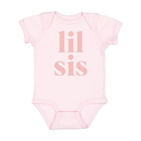 Sweet Wink-Lil Sis Short Sleeve Bodysuit-#Butter_Bug_Boutique#