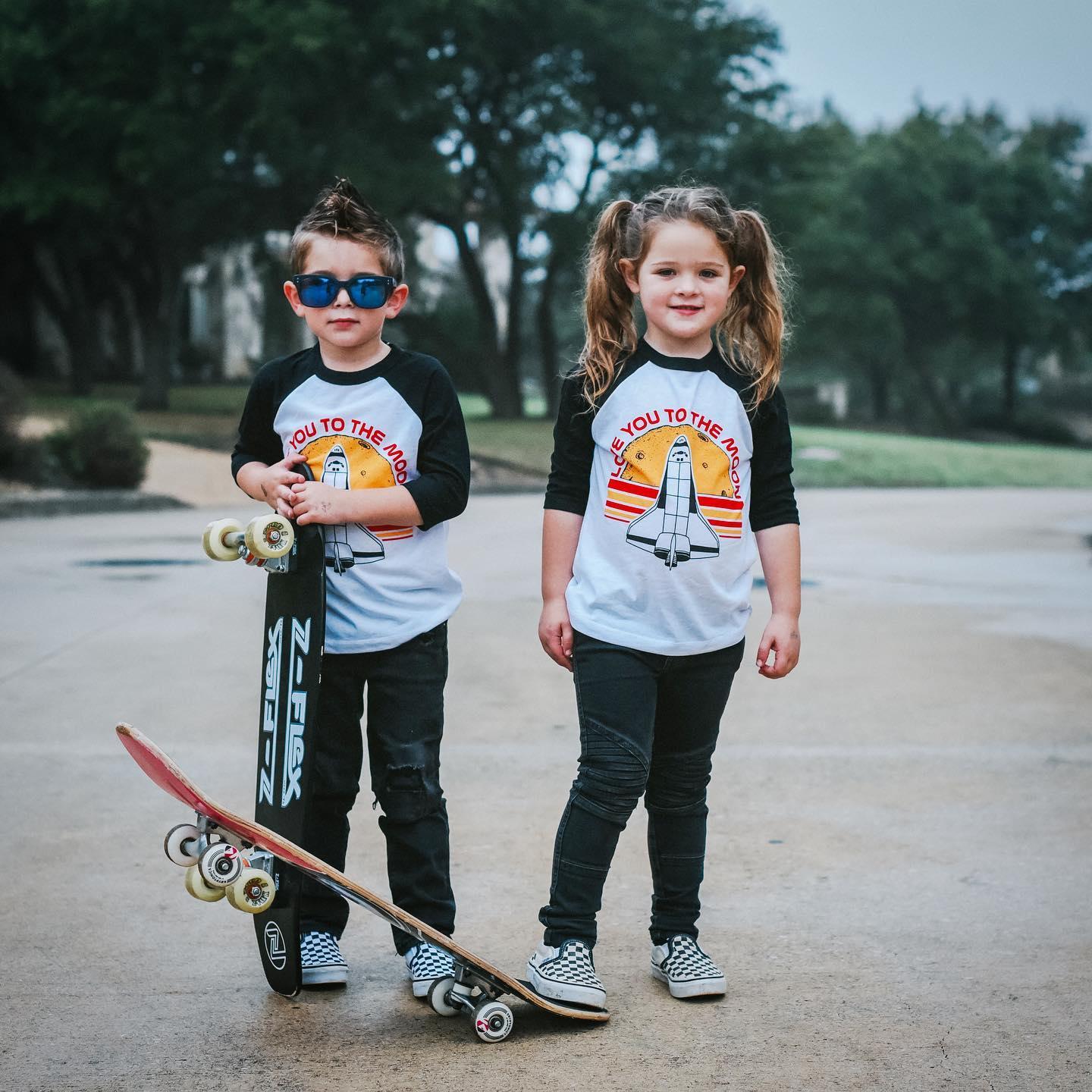 Love You To the Moon Kids Tee Shirt - Rivet Apparel Co.