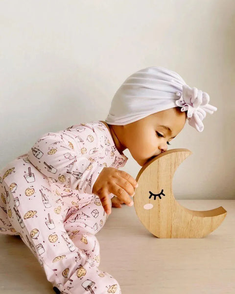 Milk and Cookies Pink Bamboo Convertible Footie - Butterbugboutique (6745030525078)