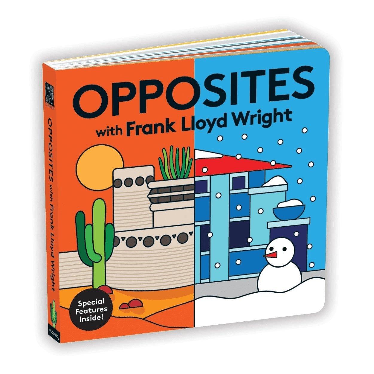 Mudpuppy-Opposites With Frank Lloyd Wright Board Book-#Butter_Bug_Boutique#