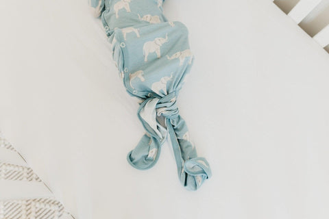 Copper Pearl-Knotted Gown - Peanut-#Butter_Bug_Boutique#