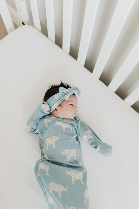 Copper Pearl-Knotted Gown - Peanut-#Butter_Bug_Boutique#