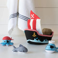 Pirate Ship Floating Fill n Spill Bath Toy- POS ONLY - Manhattan Toy