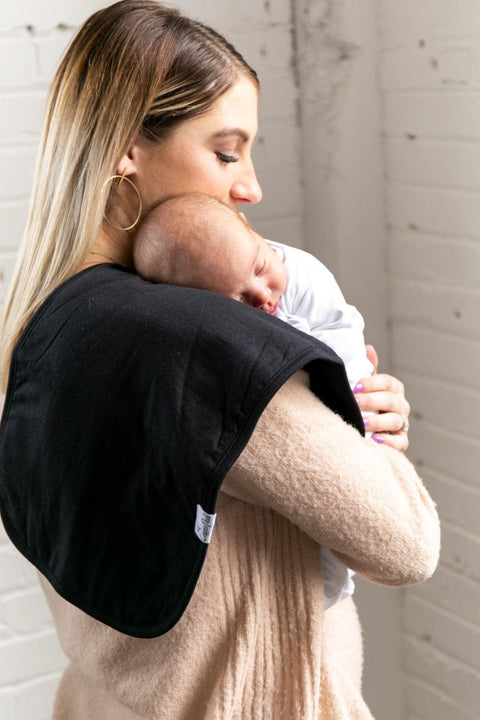 Copper Pearl-Premium Burp Cloths - Black Basics-#Butter_Bug_Boutique#
