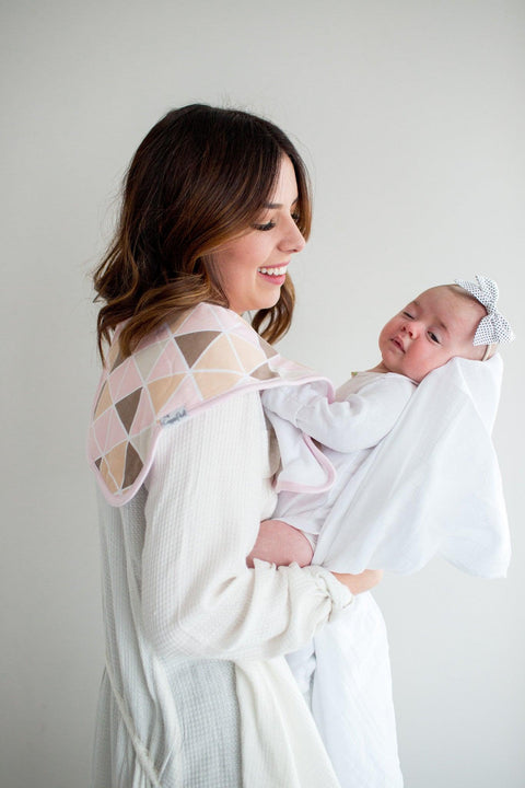 Premium Burp Cloths - Blush - Copper Pearl