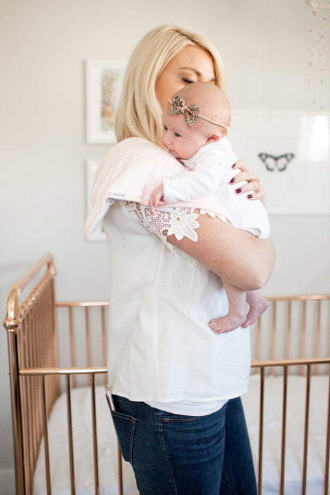 Premium Burp Cloths - Blush - Copper Pearl