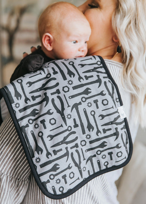 Premium Burp Cloths - Diesel - Copper Pearl