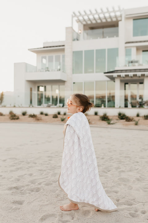 Premium Knit Hooded Towel - Bliss - Copper Pearl
