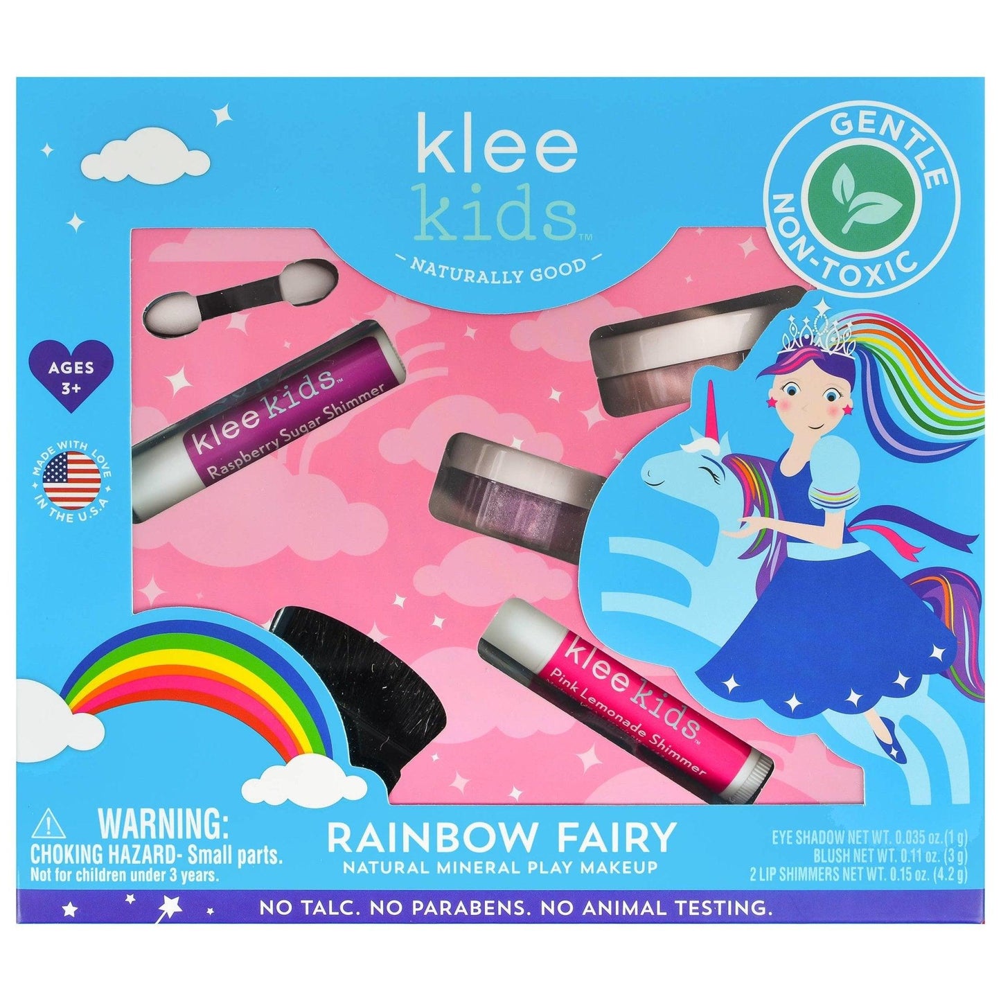 Klee Naturals-Rainbow Fairy Natural Mineral Play Makeup Kit-#Butter_Bug_Boutique#