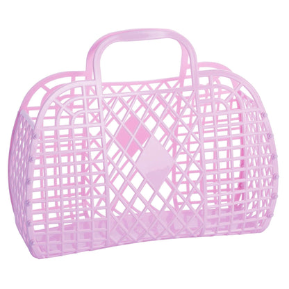 Retro Basket Jelly Bag - Large Lilac - Sun Jellies