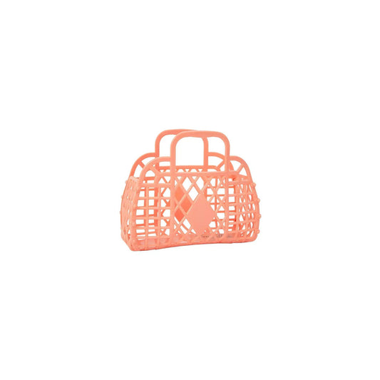 Retro Basket Jelly Bag - Mini Peach - Sun Jellies