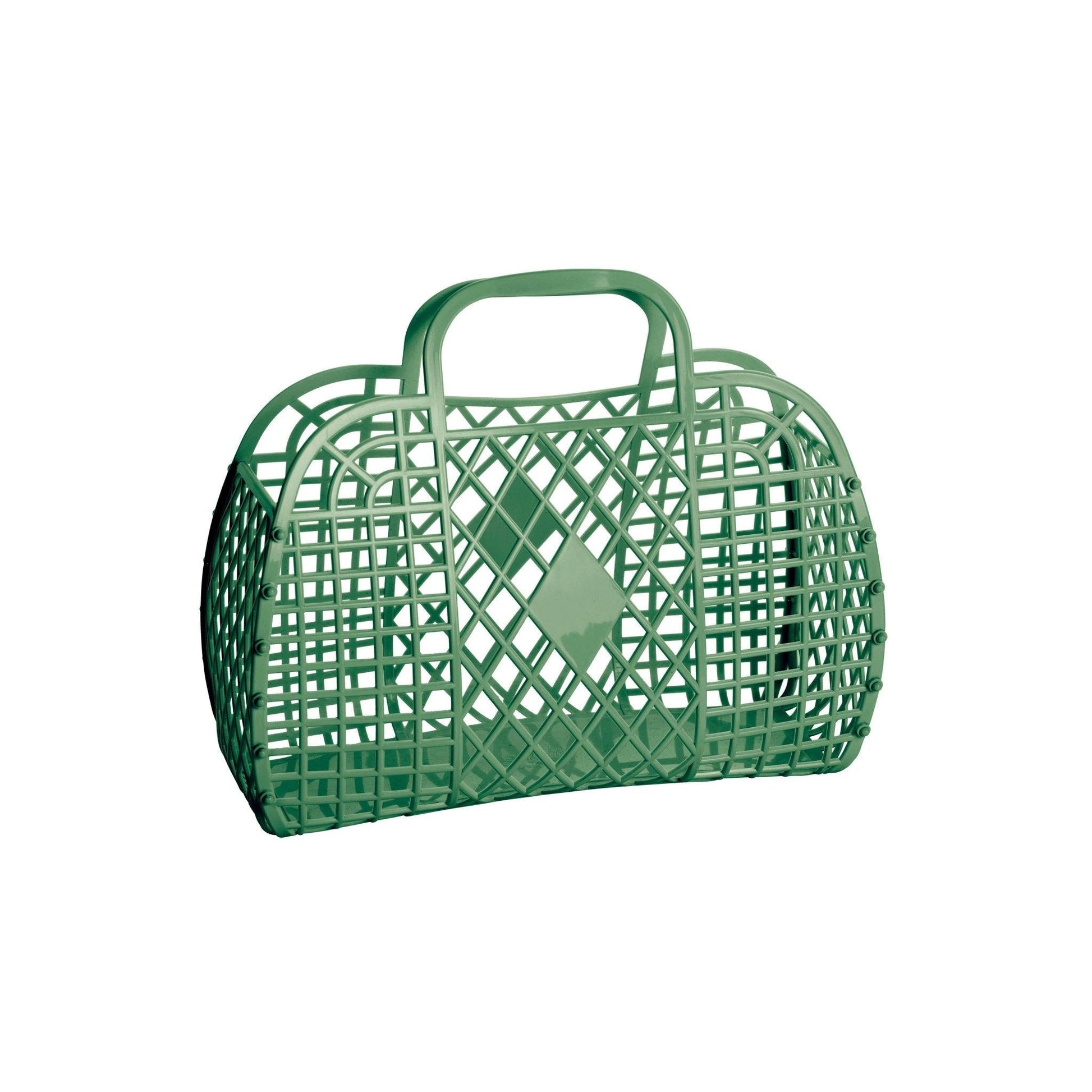 Retro Basket Jelly Bag - Small Olive - Sun Jellies