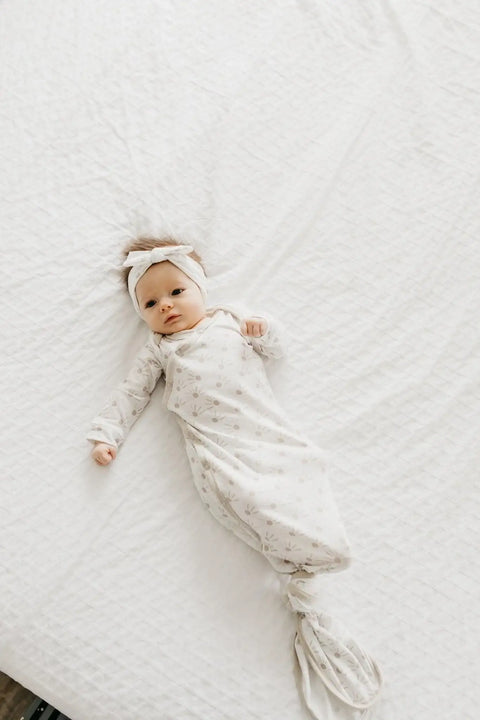 Copper Pearl-Knotted Gown - Shine-#Butter_Bug_Boutique#