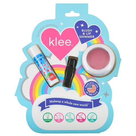 Sweet Cherry Spark Blush & Lip Shimmer Set - Klee Naturals