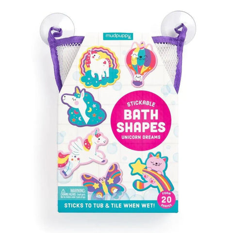 Mudpuppy-Unicorn Dreams Stickable Foam Bath Shapes-#Butter_Bug_Boutique#