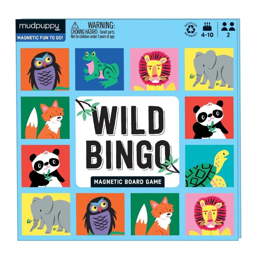 Mudpuppy-Wild Bingo Magnetic Board Game-#Butter_Bug_Boutique#